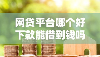 网贷平台哪个好下款能借到钱吗？4000元无门槛借款8个平台推荐