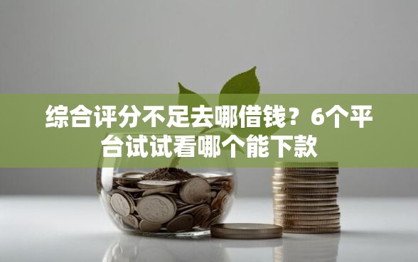 综合评分不足去哪借钱?6个平台试试看哪个能下款 综合评分不足去哪借钱?6个平台试试看哪个能下款
