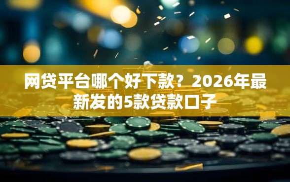 网贷平台哪个好下款？2026年最新发的5款贷款口子