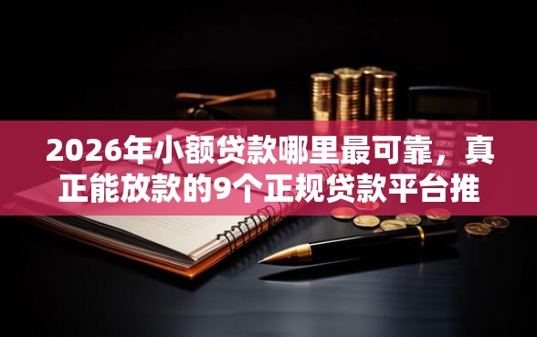 2026年小额贷款哪里最可靠，真正能放款的9个正规贷款平台推荐