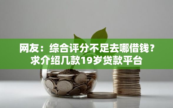网友：综合评分不足去哪借钱？求介绍几款19岁贷款平台