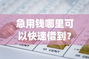 急用钱哪里可以快速借到？2026最新测评10个网贷口子风控不严的app