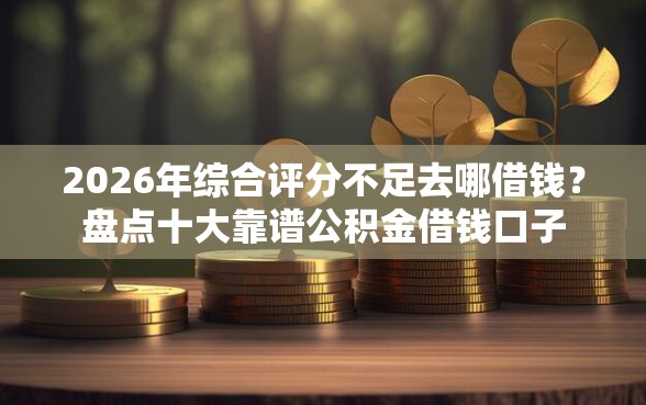 2026年综合评分不足去哪借钱？盘点十大靠谱公积金借钱口子