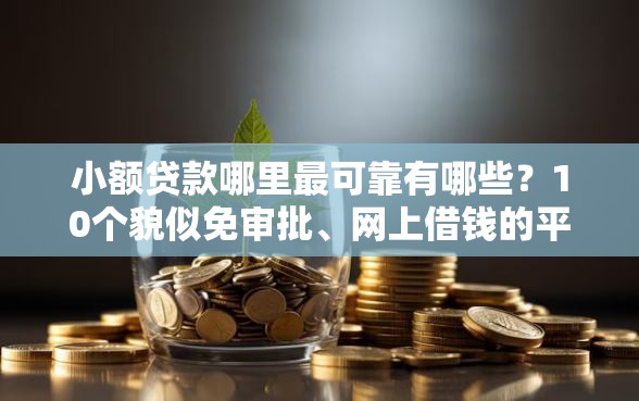小额贷款哪里最可靠有哪些？10个貌似免审批、网上借钱的平台合集