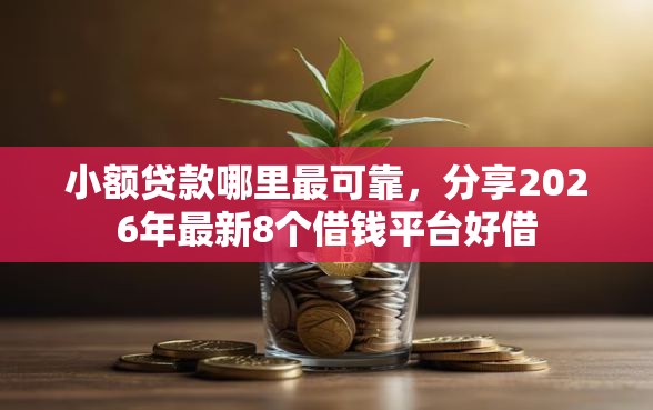 小额贷款哪里最可靠，分享2026年最新8个借钱平台好借