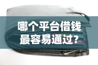 哪个平台借钱最容易通过？十个逾期也不怕的无视一切包下款口子