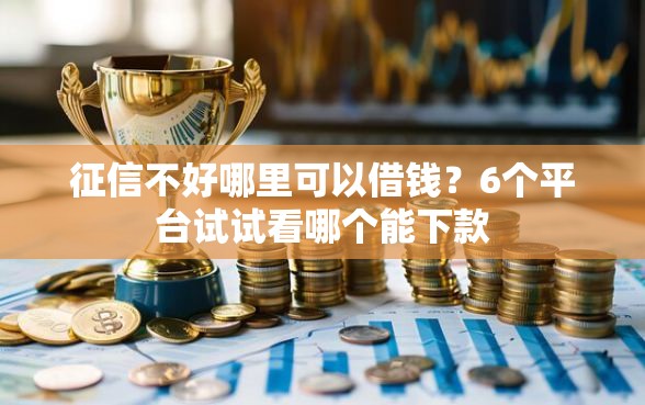 征信不好哪里可以借钱？6个平台试试看哪个能下款
